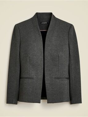 J. Crew Going Out Blazer. Stretch twill in heather grey. Women’s size 4